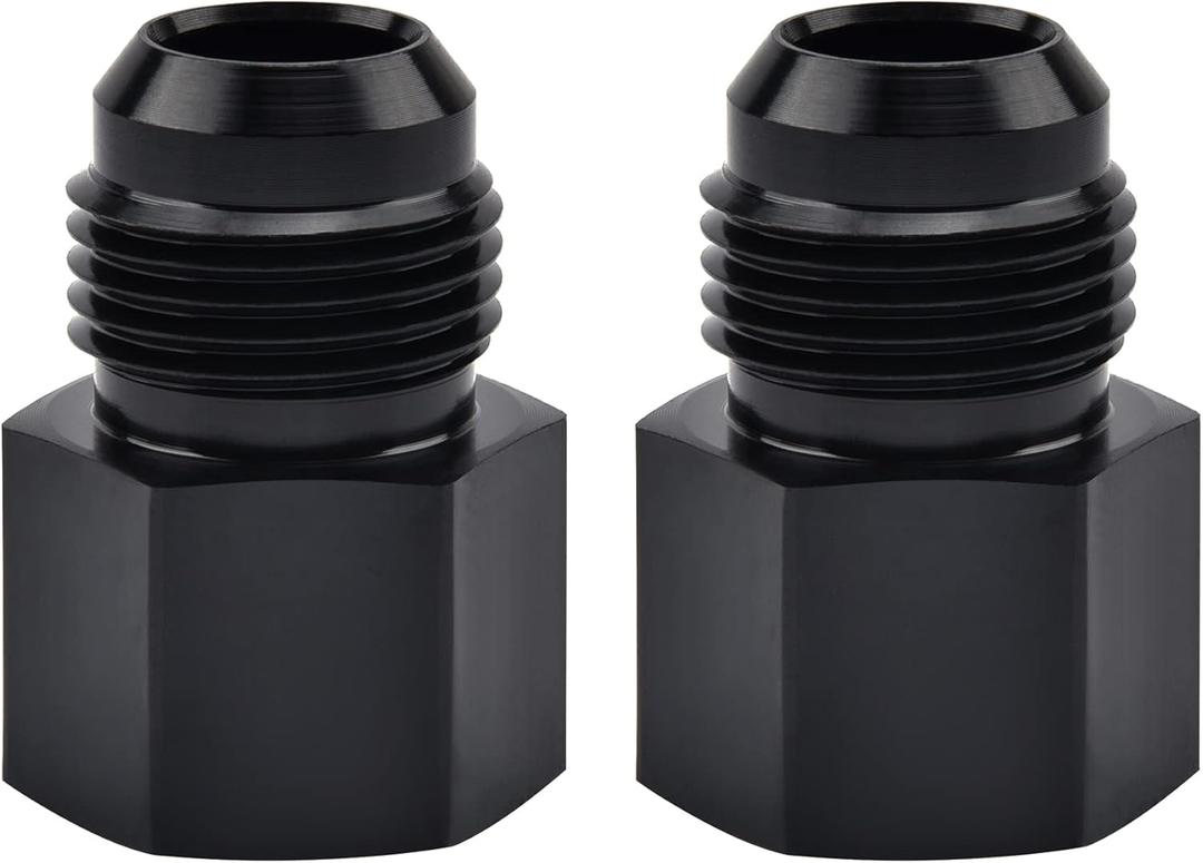 EVIL ENERGY 8AN Male Flare to 3/8 NPT Female Fitting Adapter Aluminum 2PCS
