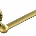 Vintage Toilet Paper Holder, Antique Solid Brass Wall Mounted Paper Towel Holder Decorative Brushed Brass Toilet Paper Roll Holder for Bathroom Vintage Bathroom Accessories