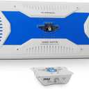 Pyle Hydra Marine Amplifier - Upgraded Elite Series 3000 Watt 8 Channel Bridgeable Amp Tri-Mode Configurable, Waterproof, MOSFET Power Supply, GAIN Level Controls and RCA Stereo Input - PLMRA820