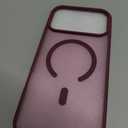 SUPFINE Magnetic for iPhone 17 Pro Max Case (Compatible with MagSafe)(Military Grade Drop Protection) Translucent Matte Shockproof with Anti-Fingerprint Phone Cover 2025,Wine Red