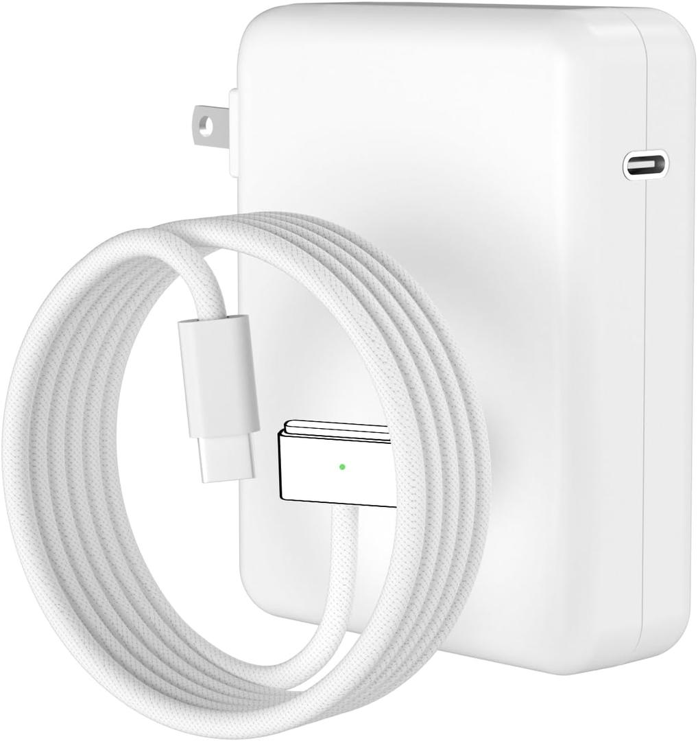 70W Magnetic 3 Mac Book Pro Charger- Compatible with MacBook pro 14 inch(2021-2023) & Mac Book Air 13/15 inch(2022-2024),Include 6.6FT USB C to 3 Braided Cable