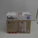 bella 4Qt Slim Air Fryer, Fits-anywhere™ Kitchenware, EverGood™ Ceramic Nonstick Coating, Adjustable Temperature, 6 Preset Cooking Options, 60 Min Auto Shutoff w Audible Tone, 3.3lb Capacity, Oatmilk