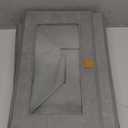 DIMJ Storage Bins with Lids - 4 Pack Large Fabric Closet Organizer with Window & Handles, Collapsible Decorative Storage Boxes for Shelves Under Bed, Books Clothes Blankets Sweaters Organization (Gray)