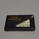 ERLLE - Premium Double 6 Dominoes Set, Classic Domino Game with Vinyl Case, Tiles for Adults & Kids, Mexican Train & Family Game Night