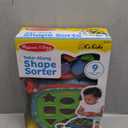 Melissa & Doug K's Kids Take-Along Shape Sorter Baby Toy with 2-Sided Activity Bag and 9 Textured Shape Blocks Sensory Toys, Travel Shape Sorter Toys for Toddlers and Infants