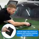 20 Pack Vinyl Squeegee with Felt Edge, 4 Inch Car Vinyl Scraper Decal Applicator Window Tint Wallpaper Smoothing Tool for Car Wrap Window Tint Wallpaper Professional Scratch Free Squeegee