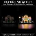 Upgraded Led Light Kit Compatible with Lego French Cafe Building Set, Lights Decoration Compatible with Lego 10362, Best Gifts for Adults (Model Not Included)