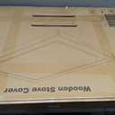 4 In 1 Noodle Board Stove Cover Lightweight Cutting Board Wood Stove Top Covers for Electric Stove, Glass Gas Stove Cover for Gas Burners - 30" x 22"