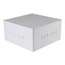 12" x 12" x 6" PVC Plastic Junction Box with Pre Molded 3/4" & 1" Punch in Holes Waterproof Electrical Boxes Project Junction Conduit Box for Electrical Outdoor Enclosure