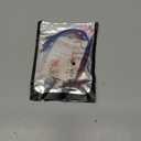 APIELE Push Start Ignition Switch, Off-(ON) Instant Engine Start Push Button Switch 19mm, 12V Waterproof Car Engine Push Button Switch with LED Light for Car(Blue LED) (Silver Shell-Blue)