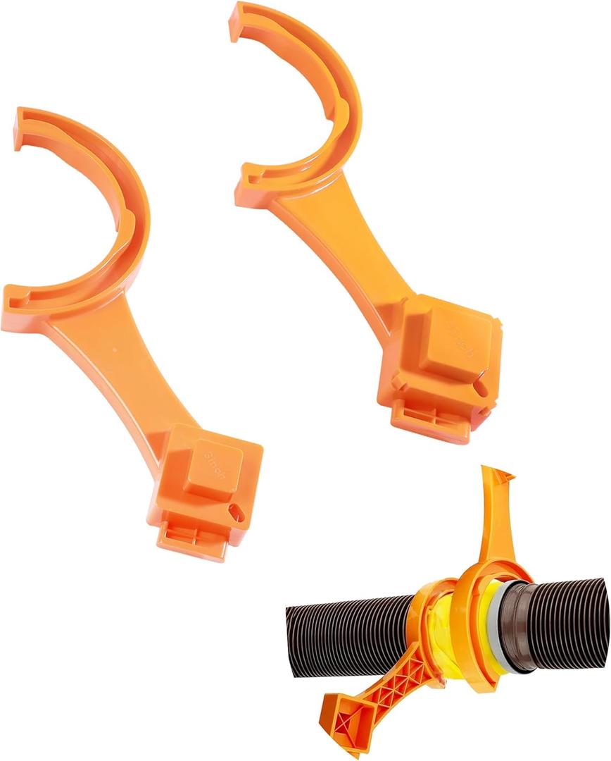 2PCS RV Sewer Hose Wrench,Car Accessories RV Sewer Cap Wrench,Drain Cleanout Cap Removal Tool for Connecting and Disconnecting Sewer Hoses,Fits Most 3-Inch & 4-Inch Male/Female RV Sewers Caps