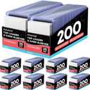 2000 Card Sleeves Top Loaders for Cards, 3" x 4" Hard Plastic Toploaders, Baseball Card Protectors, Trading Card Holder for Football Sports Cards (1000 Toploaders + 1000 Penny Sleeves)