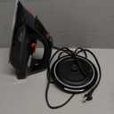 Cordless Iron for Clothes, 1500W Steam Iron Rapid Heating, Ceramic Soleplate, Auto Shut Off, Self-Clean, Anti-Calc, 3 Temperature Settings, 11.84oz Water Tank Ironing Clothes for Home, Black