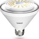 SANSI 200W Equivalent LED Grow Light Bulb, BR30 24W Full Spectrum Grow Bulb with 120 Wide Beam Angle, 4000K Daylight White IP54 Waterproof Plant Lights for Indoor Outdoor Plants