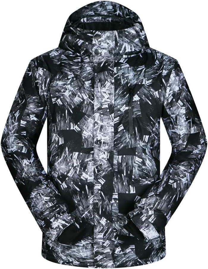 Ski Suit For Men Winter Outdoor Thick Warm Snowboard Jacket And Pants Set Ski Snow Costumes (Large, 15)