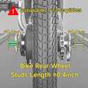 PRUNUS Flash BIKE Training Wheels for 12 14 16 18 20 Inch.Training Wheels for Kids Bike is Heavy Duty.Bicycle Training Wheel is Suitable Single Speed Bike