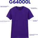 Gildan Womens Softstyle Cotton T-Shirt, Style G64000l, Multipack (Black, M)
