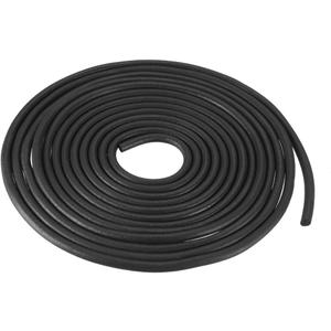 uxcell Foam Rubber Seal Weather Strip 4mm Diameter 5 Meters Long Black