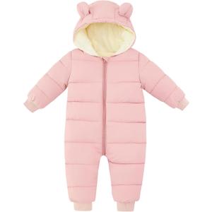 UNIFACO Baby Boys Snowsuit Newborn Baby Girls Winter Coat Toddler Clothes (12-18 Months)