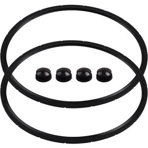 09985 Pressure Canner Sealing Ring Replacement for Presto Pressure Canner - Fits Presto Pressure Cooker models 0174510, 0175510, 0175107, 0178107 (Pack of 2) (2PCS, Black)
