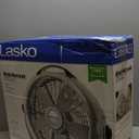 Lasko Wind Machine Fan, Air Circulator Fan with 3 Speeds, 20" Model 3300, Gray