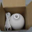 URPOWER 100ML Essential Oil Diffusers for Home with 7 LED Color Changing Lights, Timer & Auto-Off Ultrasonic Aromatherapy Diffuser Cool Mist Humidifer Scent Diffuser for Bedroom, Office, Yoga (Striped White)