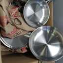 Tramontina Tri-Ply Clad Stainless Steel 8-Piece Cookware Set with Lids, Pots and Pans Kitchen Set, Induction-Ready, Dishwasher-Safe, NSF-Certified, Made in Brazil