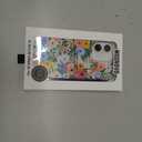 MOSNOVO for iPhone 17 Case | Military Grade 6.6ft Drop Tested | Camera Control | Clear with Pastel Floral Garden Design