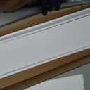 Boswillon 23.6 Inches Long Floating Shelves, 2 Set Modern White Wall Shelf for Bedroom, Nursery Book Shelf with Lip, Picture Ledge Shelf for Living Room, Bathroom, Kitchen