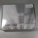 SAMCOM Speaker Mic for Two Way Radios, 2 Pin K Type Walkie Talkies Shoulder Mic with Reinforced Cable, 2-Way Radio Handheld/Wearable Microphone for FPCN30A FPCN10A Radio, 6 Pcs, Black