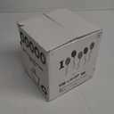 I00000 Heavy Duty Plastic Cups, 9 oz, Gold Rimmed, Clear, 100 Count, BPA Free, Disposable, for Party & Wedding