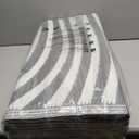 Vaukki Waterproof Outdoor Rug 9x12 Grey Striped Patio Mat