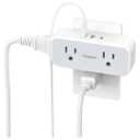 Surge Protector Outlet Extender, TESSAN Multi Plug Splitter with 4 Electrical Outlets 3 USB Ports(1 USB C), Multiple Plug Mini Wall Expander for Home Bathroom Office Dorm Room