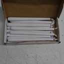 Homemory 12 Pcs Flameless Taper Candles with Remote Timer Dimmer, 11 inches White LED Taper Candles, Plastic Battery Operated Candlesticks with Flickering Flame for Halloween Christmas Wedding Party