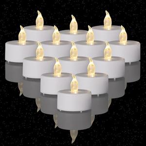 200PCS Flameless LED Tea Lights Candles, Realistic and Bright Flickering Long Lasting 200Hours Battery-Powered, Ideal Party, Wedding, Birthday,Halloween, Christmas ,Home, Table Decoration WarmWhite