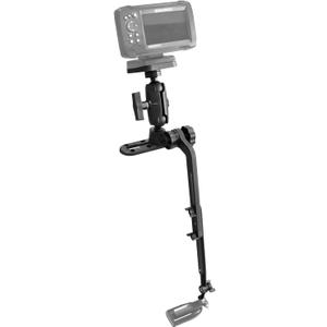 Kayak/SUP Fish Finder Mount with 1.5'' Universal Plate Ball Base, Transducer Mount Arm with Track for Marine Electronics, Compatible with Garmin, Lowrance, Humminbird, Scotty Fish Finder