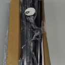 Tension Curtain Rods 27-82 Inch, 1"Diameter Shower Curtain Rod Spring Long Adjustable for Bathroom Windows Closet No Drilling No Rust, Black