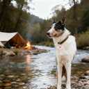 4 x PTSD Service Dog Tag Easily Attach to Dog Collar, Harness, Vest (Medium-1.18inch)