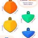 Giggle & Play Stepping Stones For Kids, Set Of 12, Montessori Indoor and Outdoor Balance Stepping Stones, Promotes Coordination, Balanced Strength Child Safe Rubber, Sports, Vibrant Colors, Non-Slip Edges