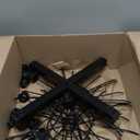 Hypergiant Retail Display Stand 7 Tier Rotating Rack For Store Display Shelves,Jewelry Keyring Socking Hats,Movable Shop Spinner for Toys Show ,Black,Adjustable height