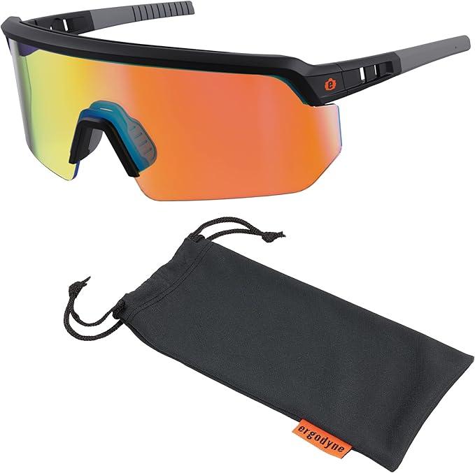 Skullerz AEGIR Safety Glasses, Sunglasses - Mirrored Lenses