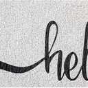 Modern Doormat,Creative Doormat Outdoor Indoor,Environmental Absorbent Easy Care Heavy Duty Doormat,Dirt Trapper Mats (White-2,24"x35")