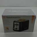 Toastmaster 2-Slice Cool Touch Toaster, black with stainless accent