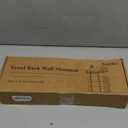 Towel Rack Wall Mounted, Xstydes Metal Towel Holder with Wooden Shelf for Folding Large Towels, Towel Storage for Small Bathroom Organizer Decor or RV Camping, Silver