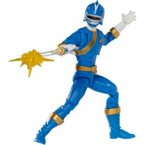 Power Rangers Lightning Collection Wild Force Blue Ranger 6-Inch Premium Collectible Action Figure Toy, Multiple Accessories, Kids 4 and Up