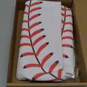 Newcotte 3 Pcs Baseball Mom Gifts Set Embroidered Adjustable Cap Canvas Tote Bag Cool Mother Stripe Crew Mother Socks Baseball Gifts for Birthday Mother's Day