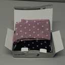 Doctor's Select 3 Pairs Plus Size Compression Socks Wide Calf | Bamboo Viscose Knee High Socks for Circulation Support | Wide Calf | Pink, Navy, Light Grey (Polkadots) (X-Large)