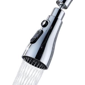 360 Rotating Faucet Aerator, Three-Function Kitchen Sink Sprayer Attachment Standard 55/64'' Female Thread, Easy-Install Faucet Replacement Part Adapter Included