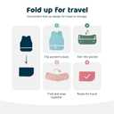 Twinkle Short Sleeve Apron Baby & Toddler Bib  Waterproof, Mess-Proof Bibs for Eating & Feeding, Machine Washable, Perfect Holiday Gift (Green Checkers, 624M)