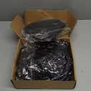 Jexine 70s Women Disco Outfit Costume Disco Party Top Pants Sunglasses Ball Necklace Earring Wig for Halloween New Year Eve (Medium, Black)